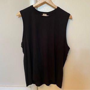 Wilfred Tank Top Muscle Shirt Black Casual Large